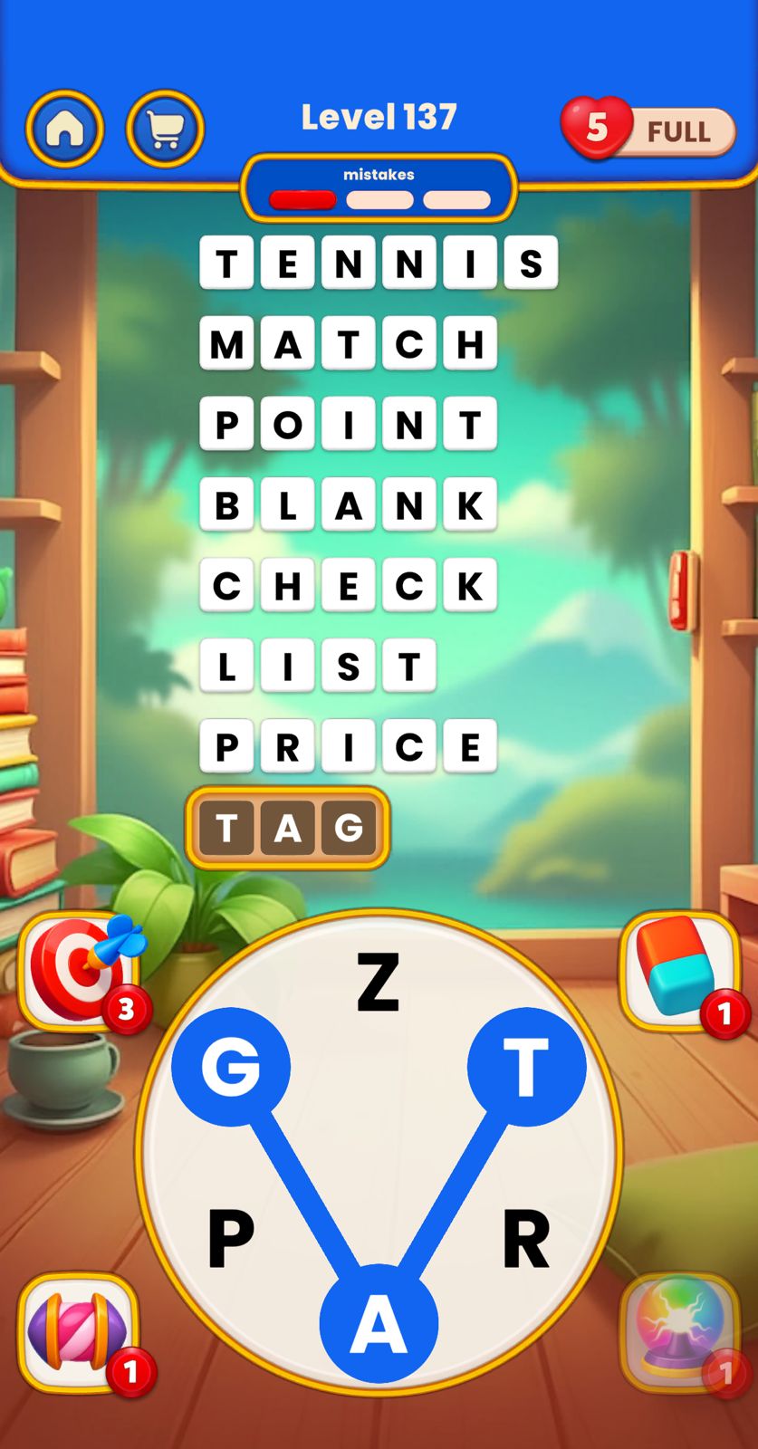 Word Tangle Level 137