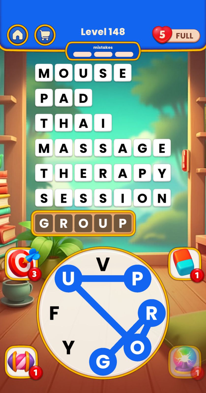 Word Tangle Level 148