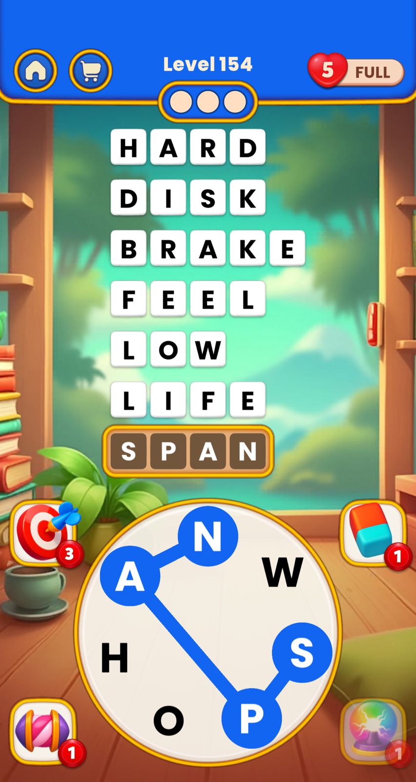 Word Tangle Level 154