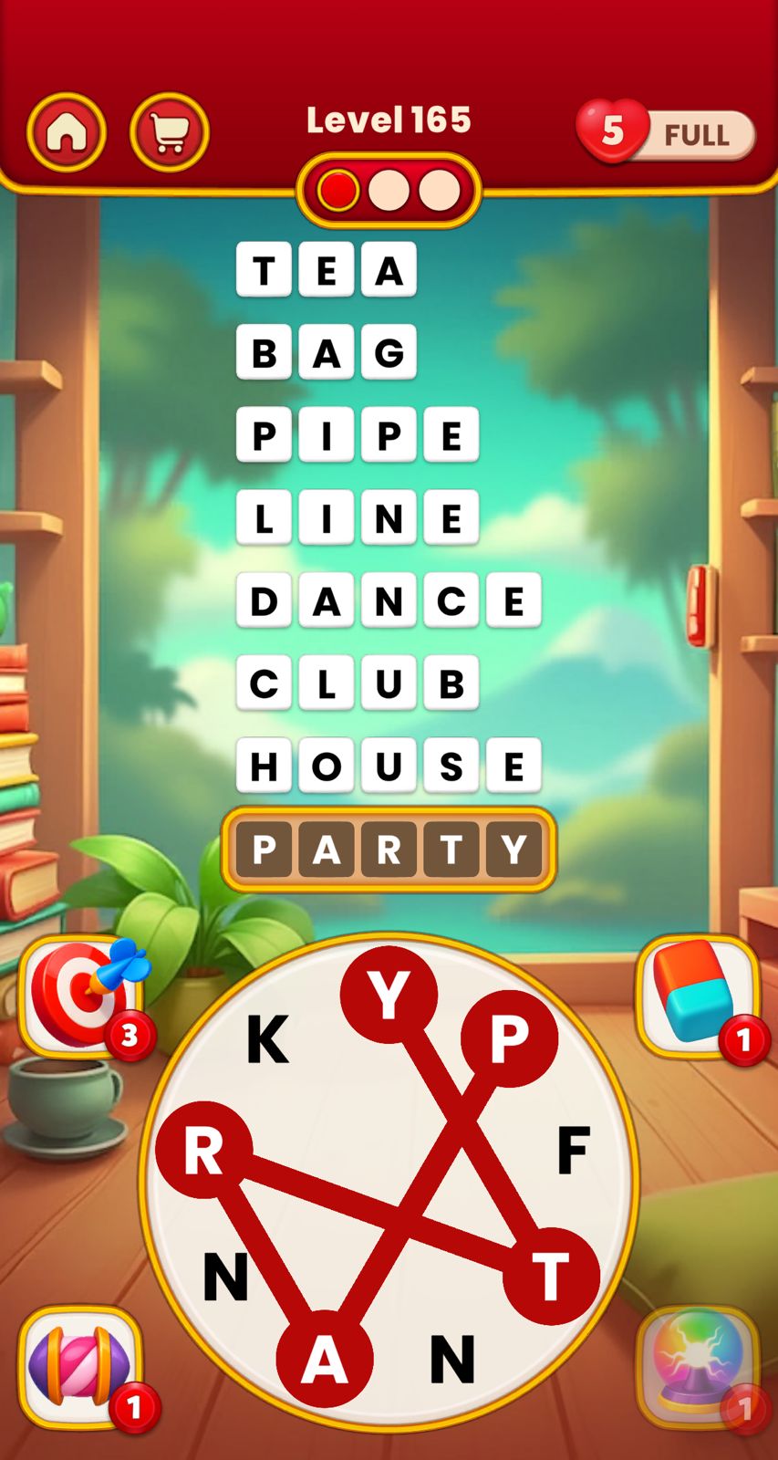 Word Tangle Level 165