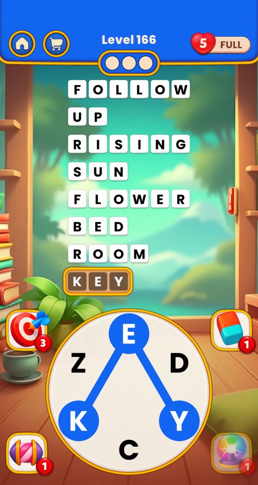 Word Tangle Level 166