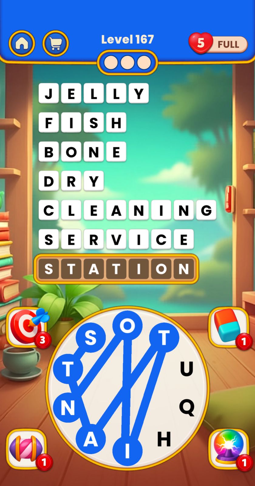 Word Tangle Level 167