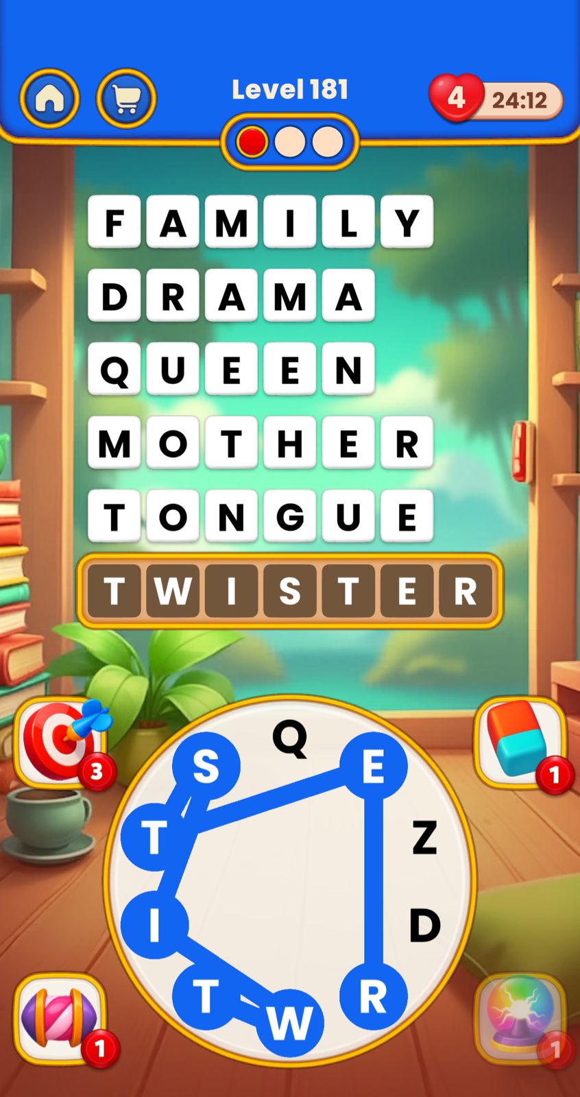 Word Tangle Level 181