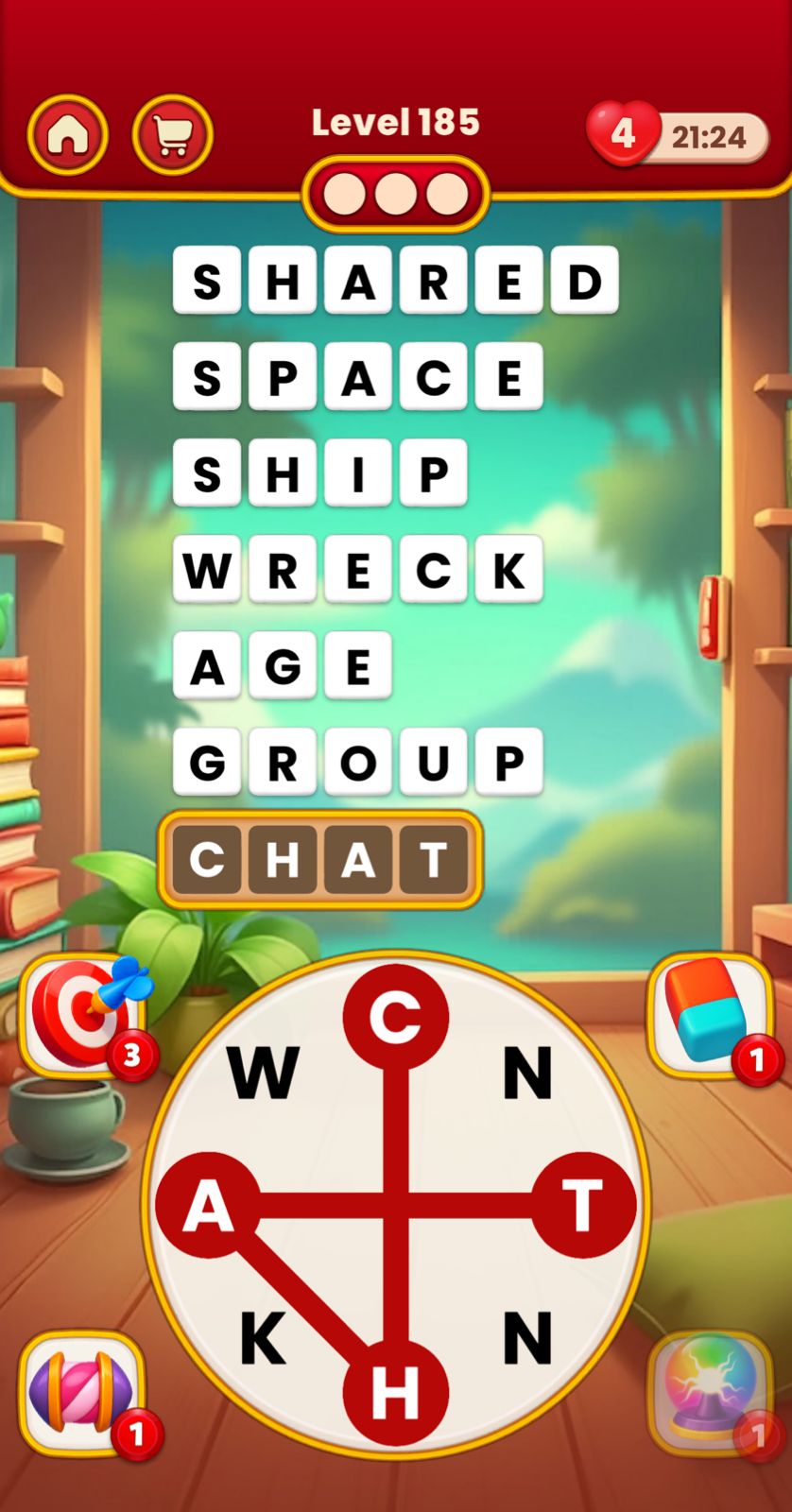 Word Tangle Level 185