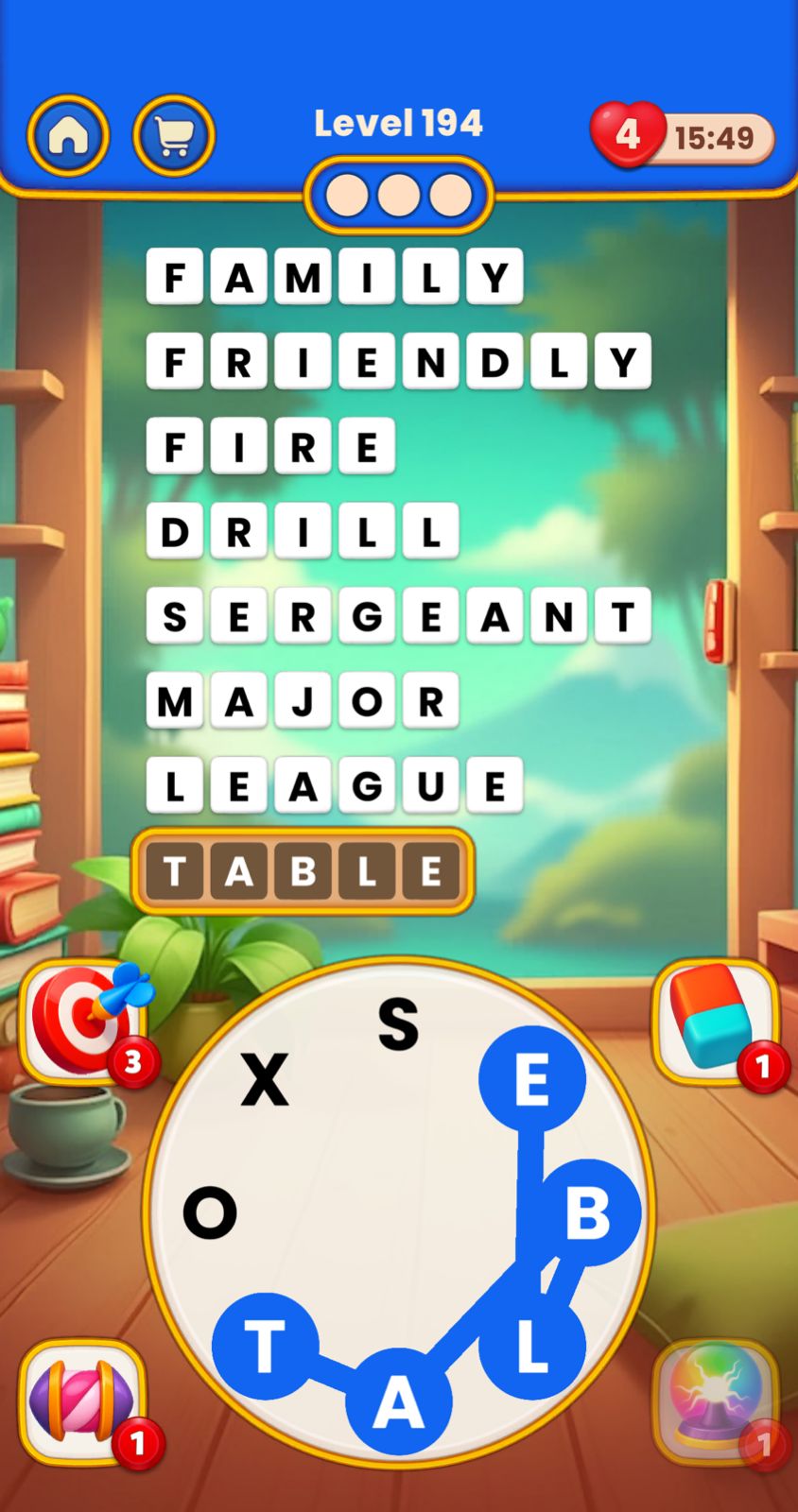 Word Tangle Level 194