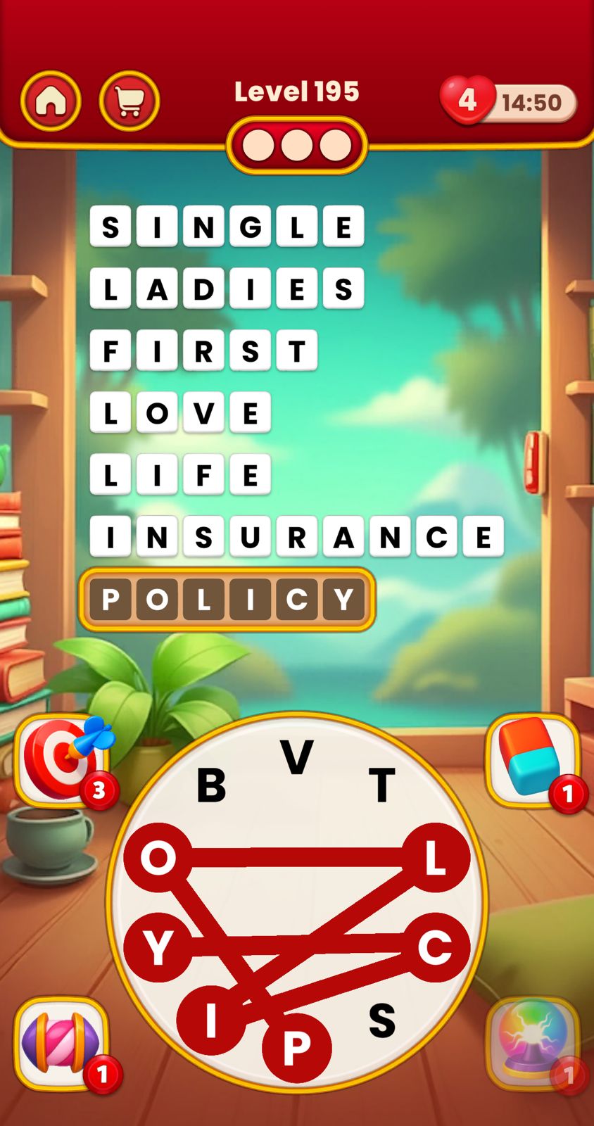 Word Tangle Level 195