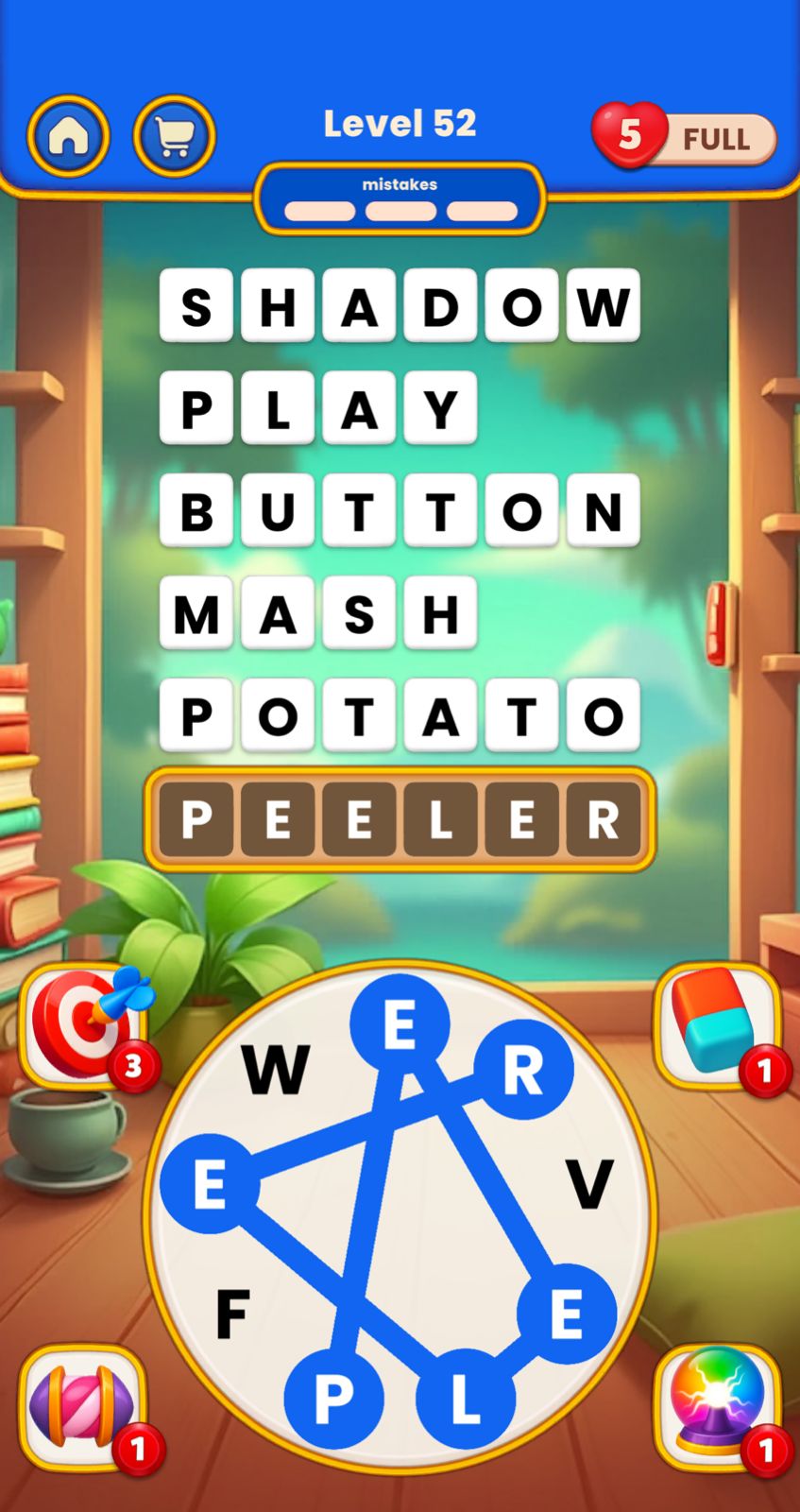 Word Tangle Level 52