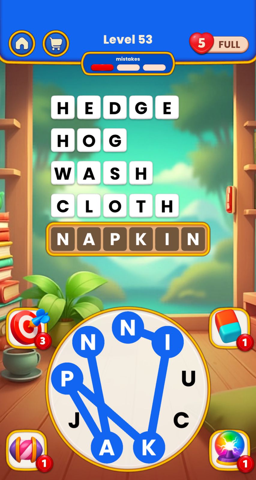 Word Tangle Level 53