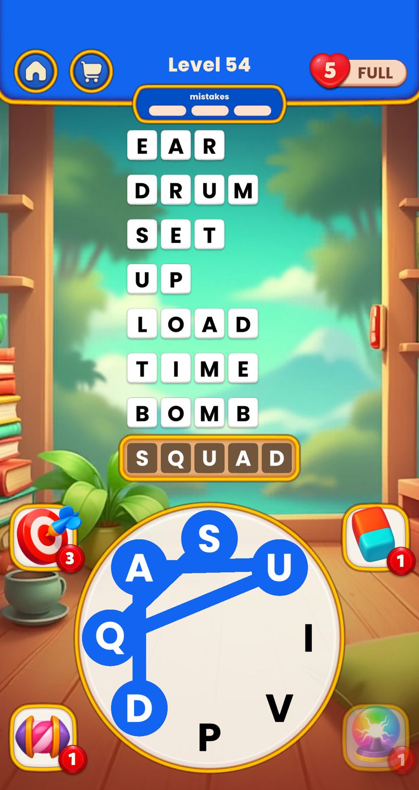 Word Tangle Level 54