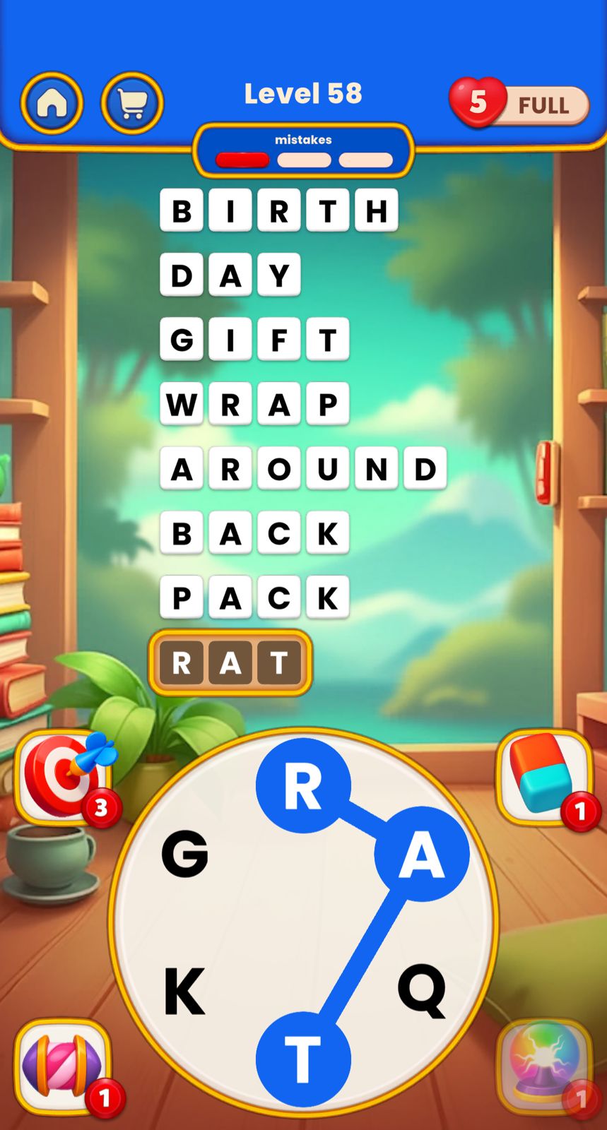 Word Tangle Level 58