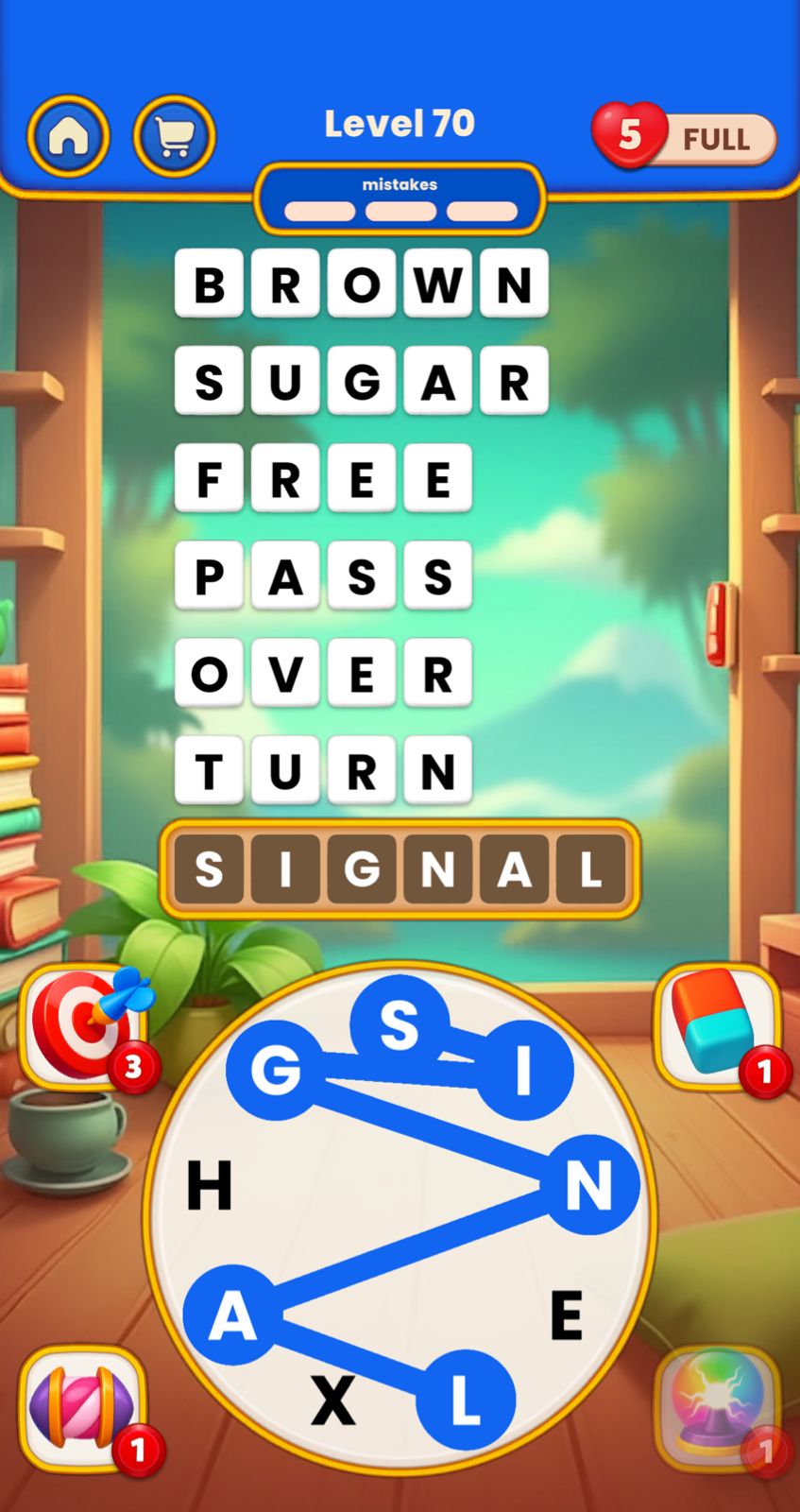 Word Tangle Level 70