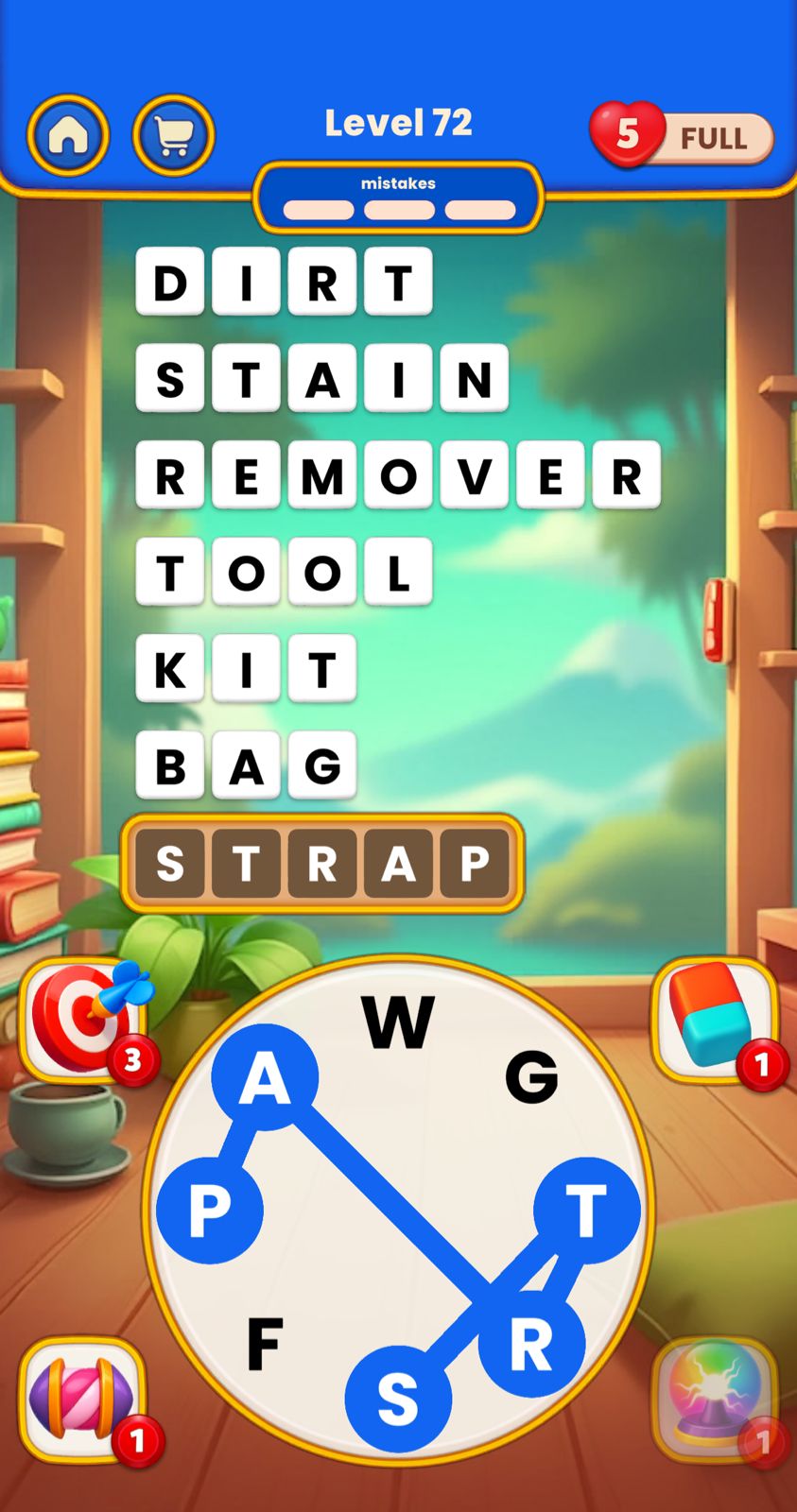 Word Tangle Level 72