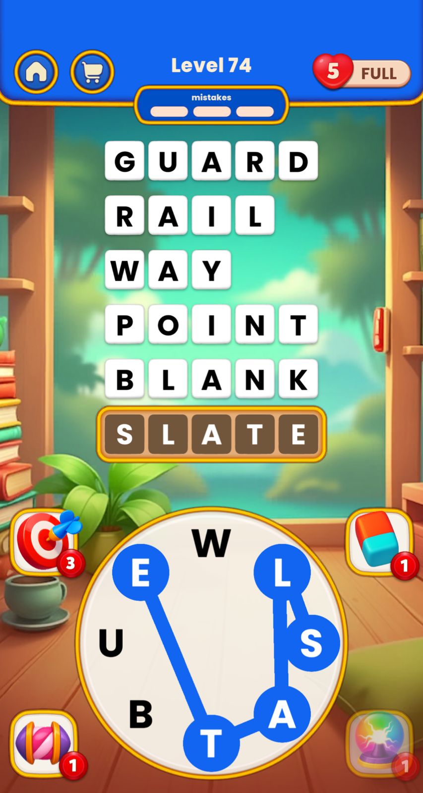 Word Tangle Level 74