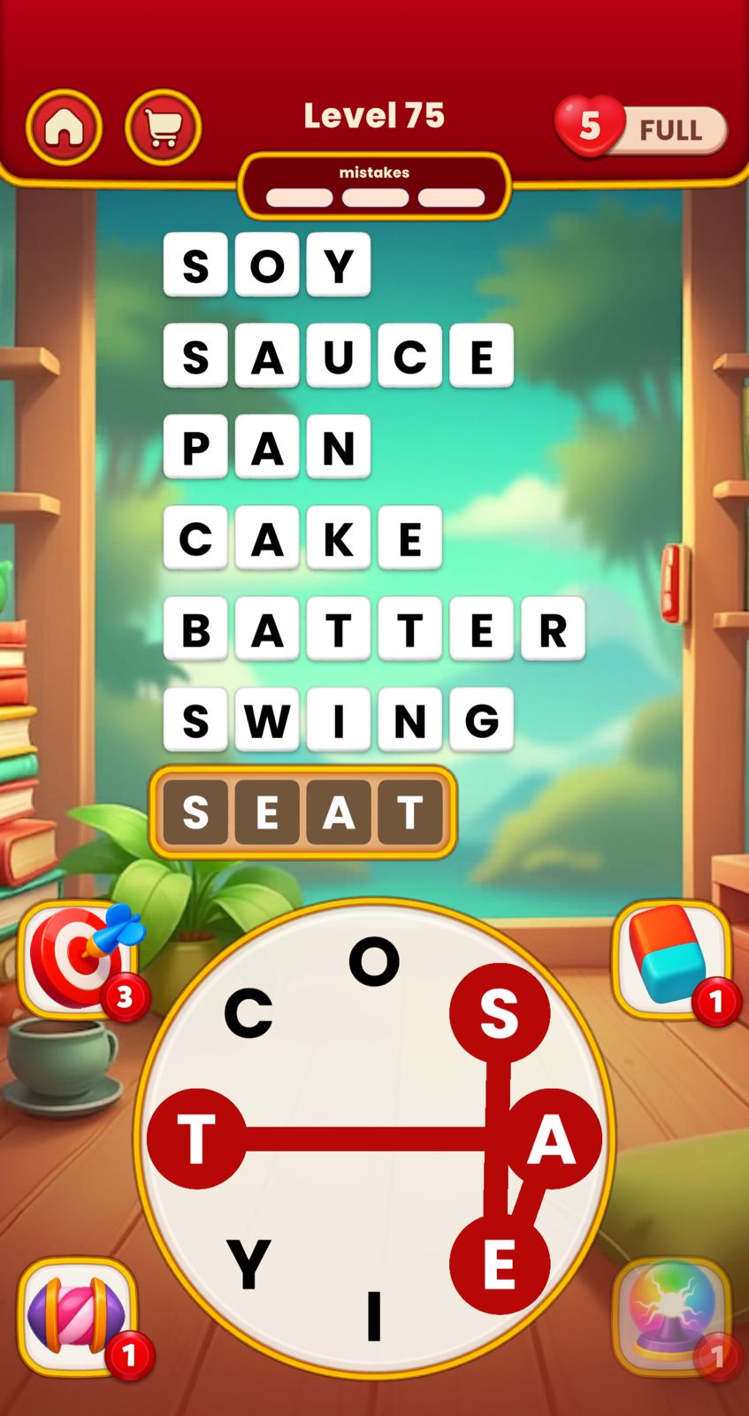 Word Tangle Level 75