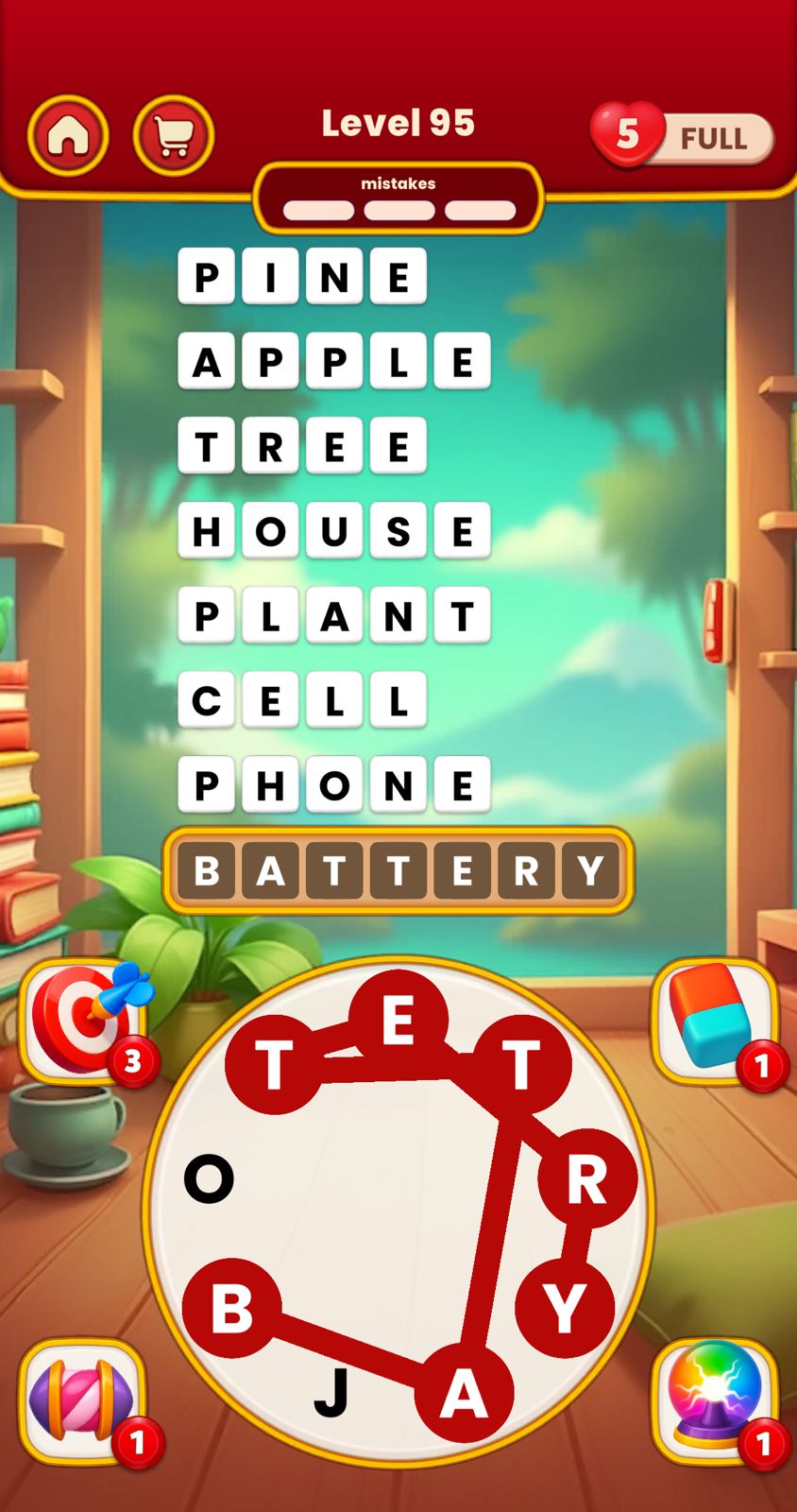 Word Tangle Level 95