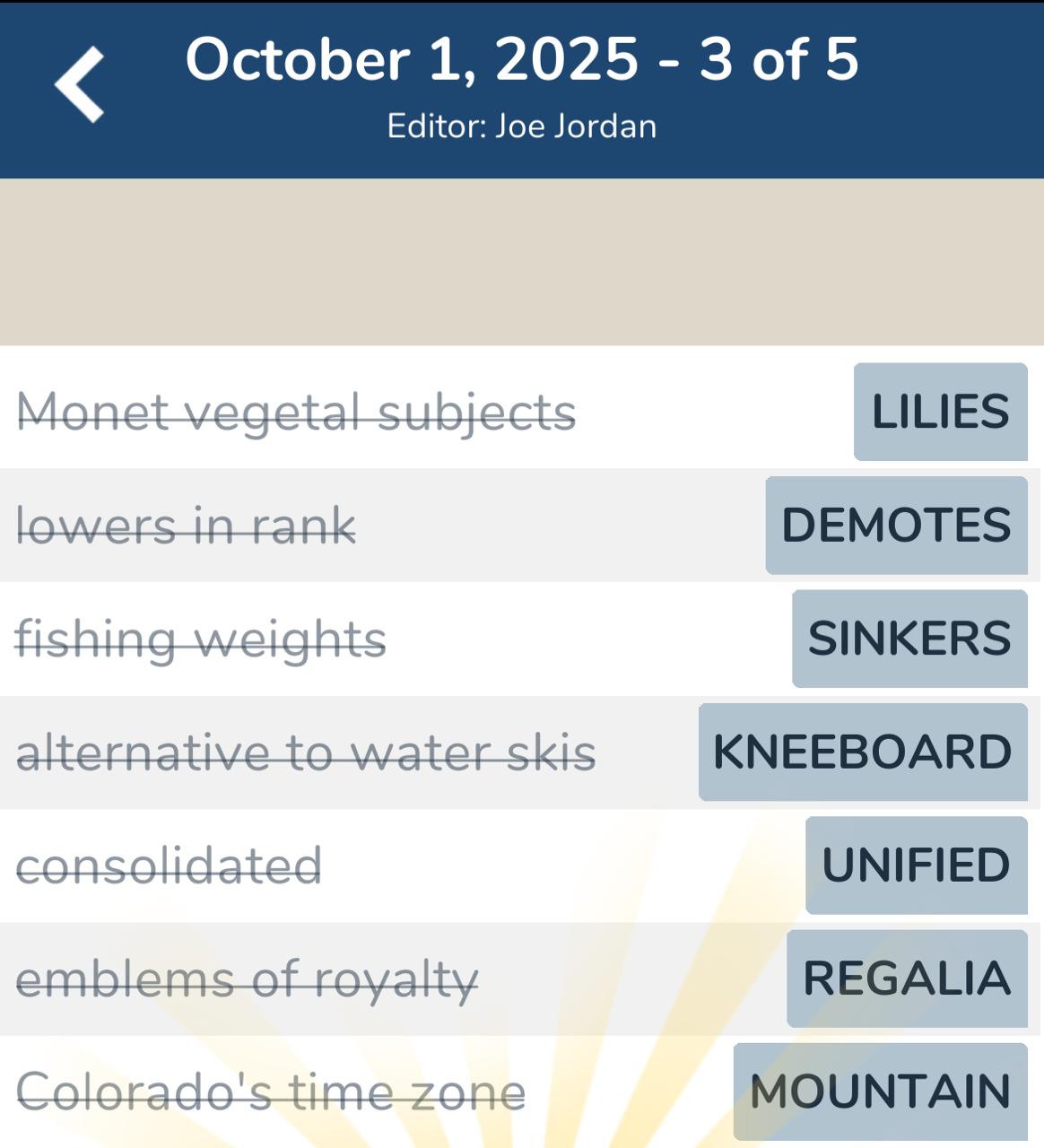 7 Little Words October 1 2025 3
