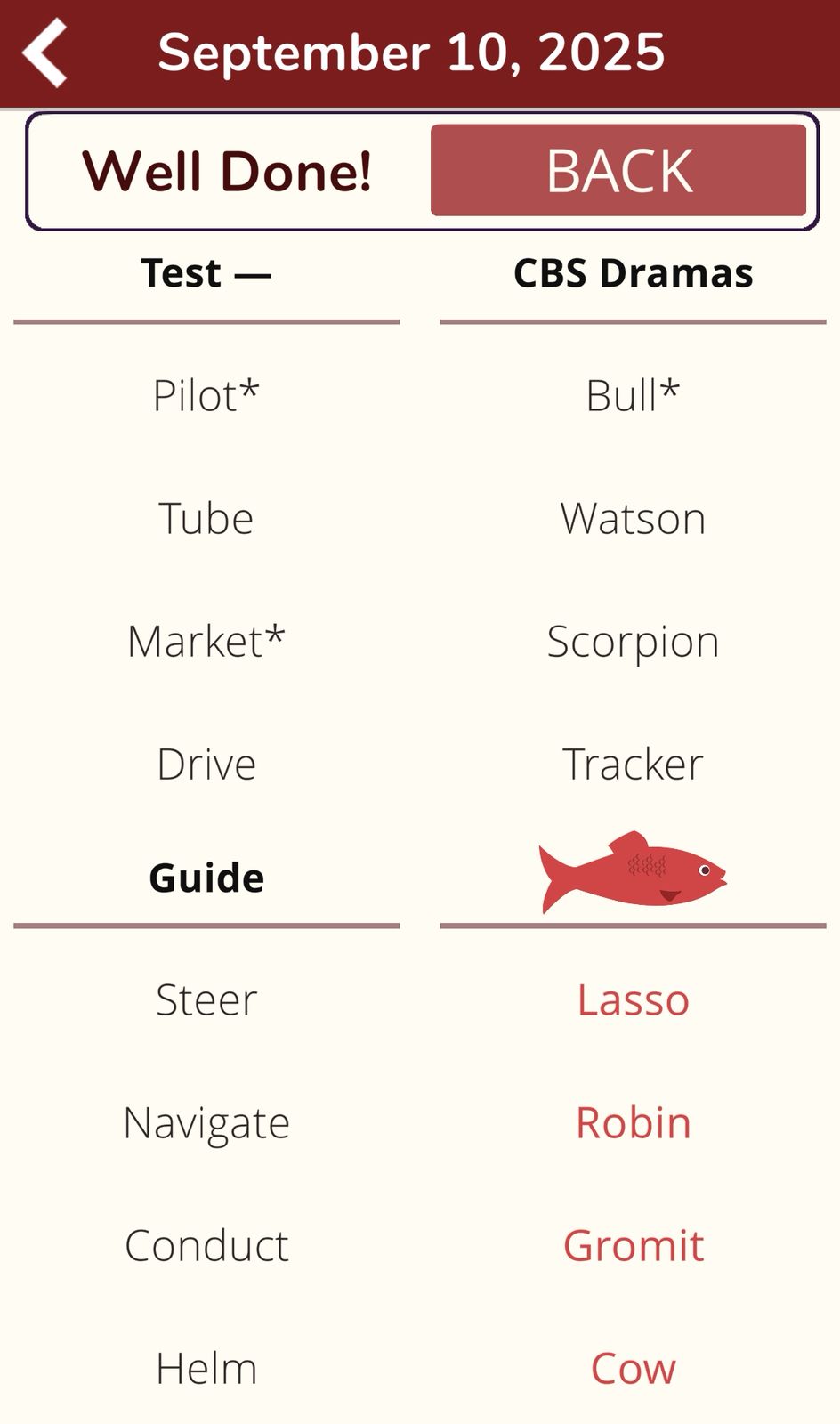 7 Little Words Red Herring September 10 2025