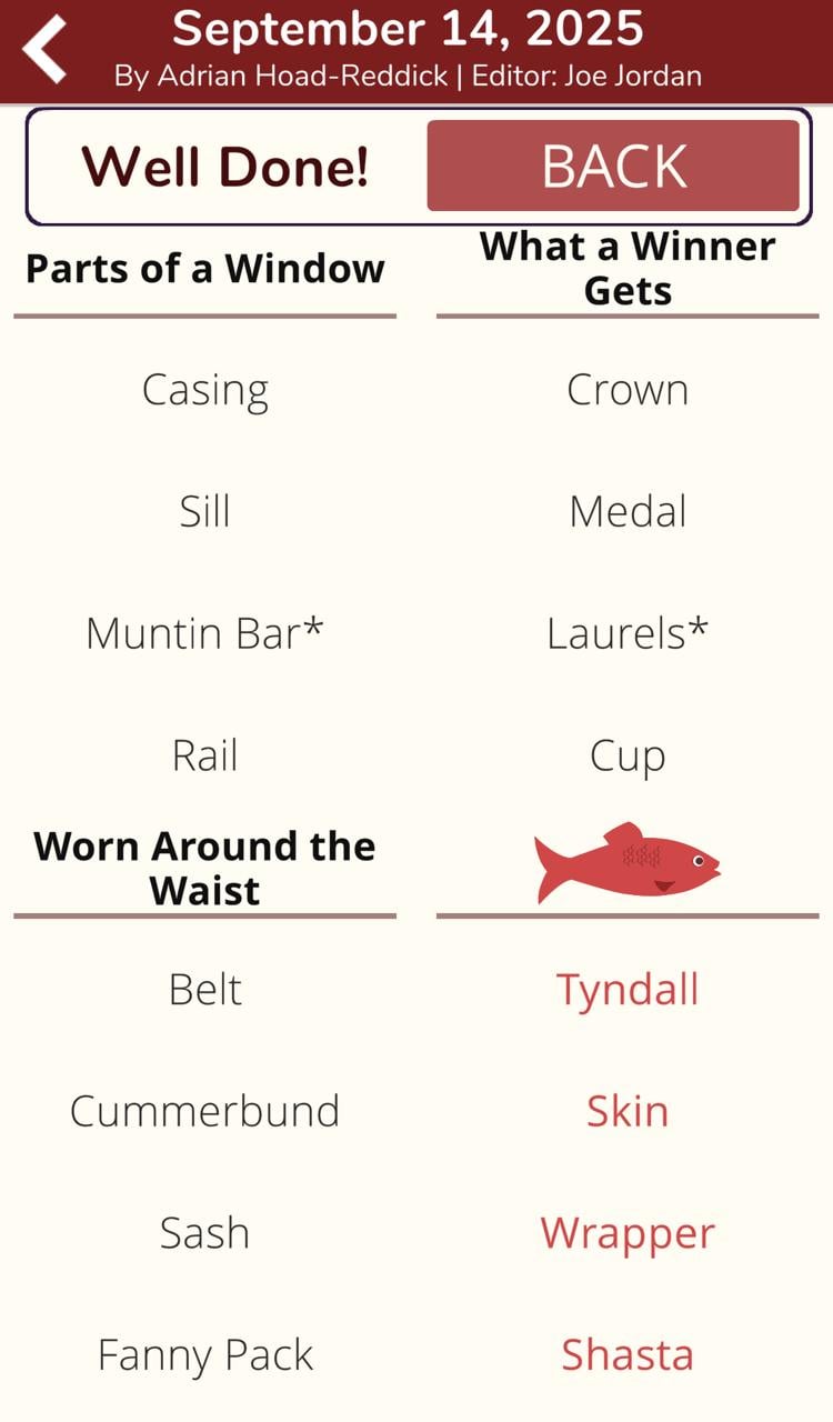7 Little Words Red Herring September 14 2025