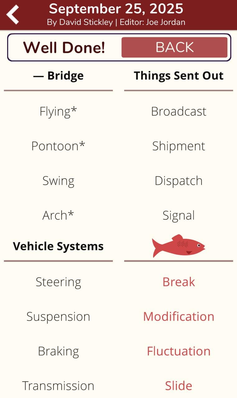 7 Little Words Red Herring September 25 2025