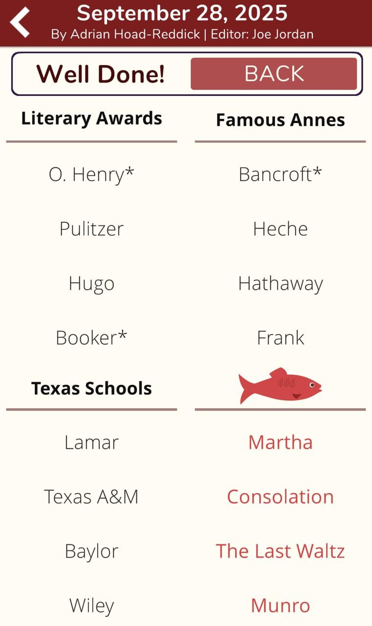 7 Little Words Red Herring September 28 2025