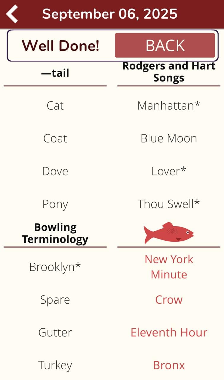 7 Little Words Red Herring September 6 2025