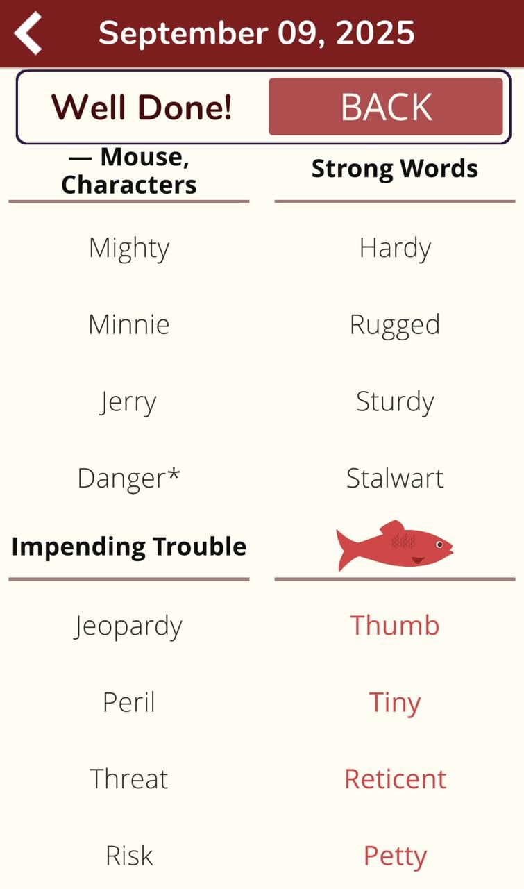 7 Little Words Red Herring September 9 2025