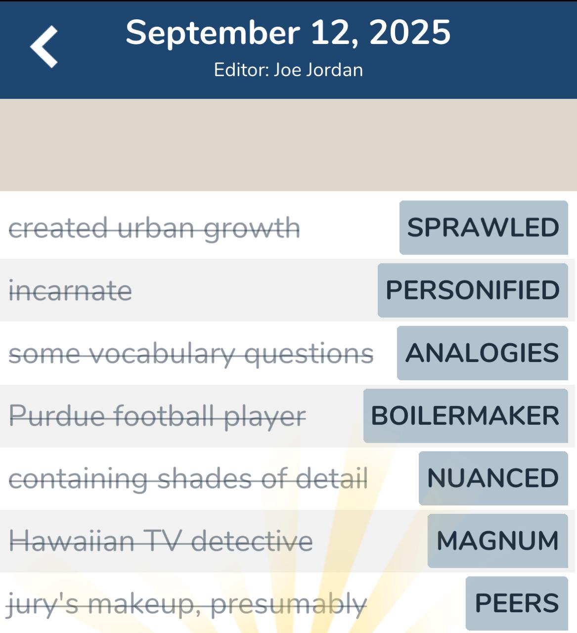 7 Little Words September 12 2025 2