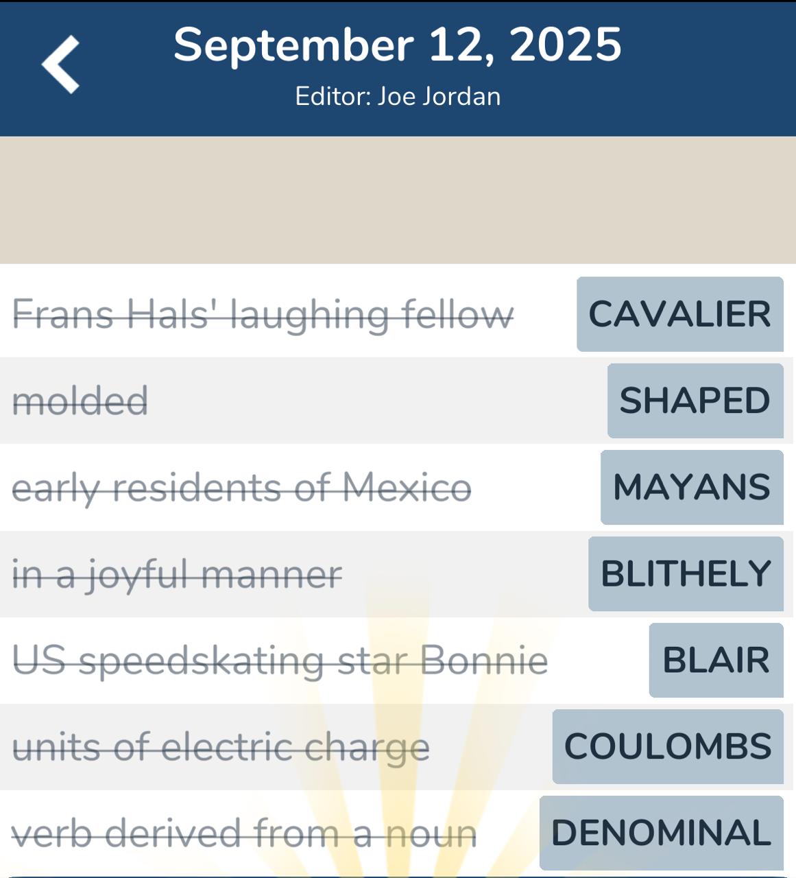 7 Little Words September 12 2025 4