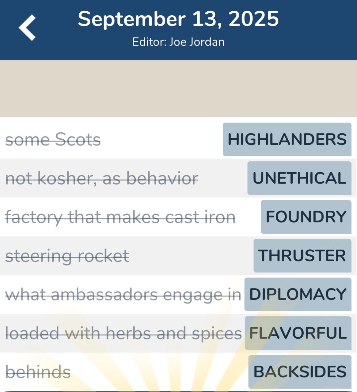 7 Little Words September 13 2025 1