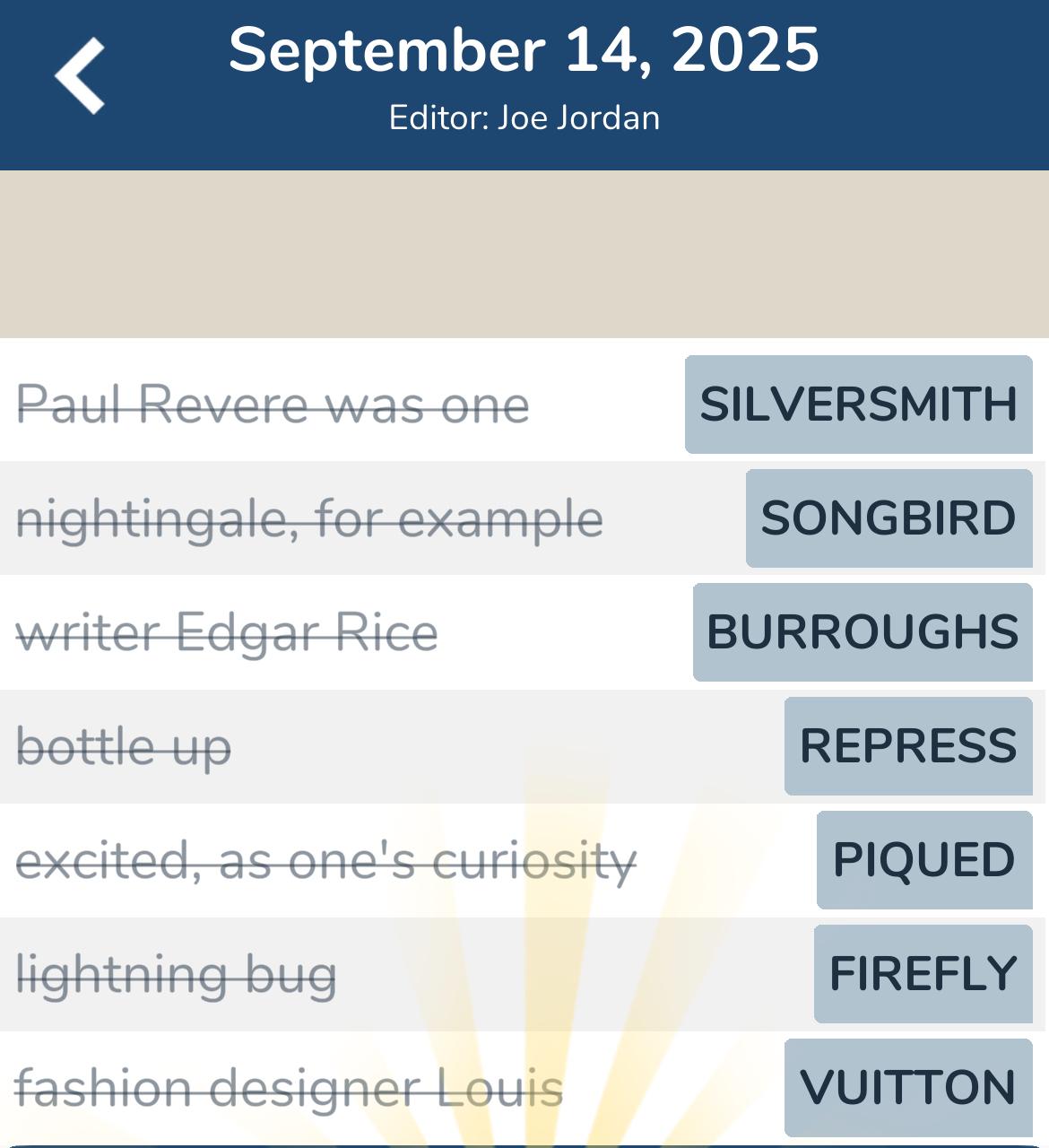 7 Little Words September 14 2025 3
