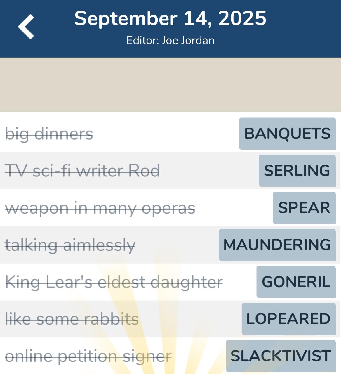 7 Little Words September 14 2025 4