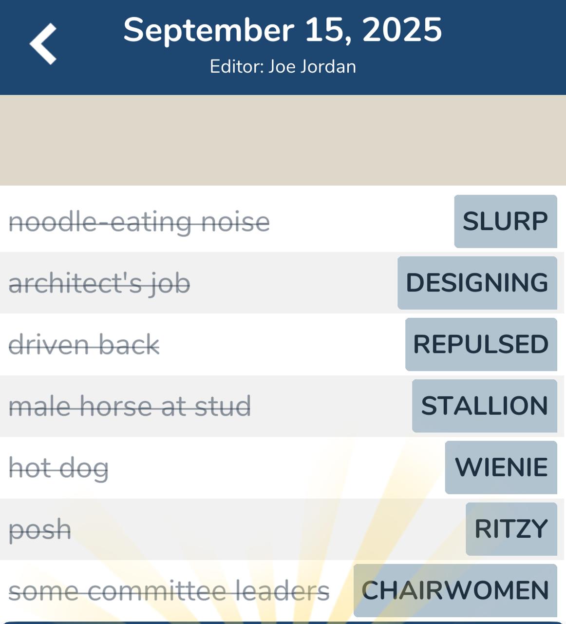 7 Little Words September 15 2025 1