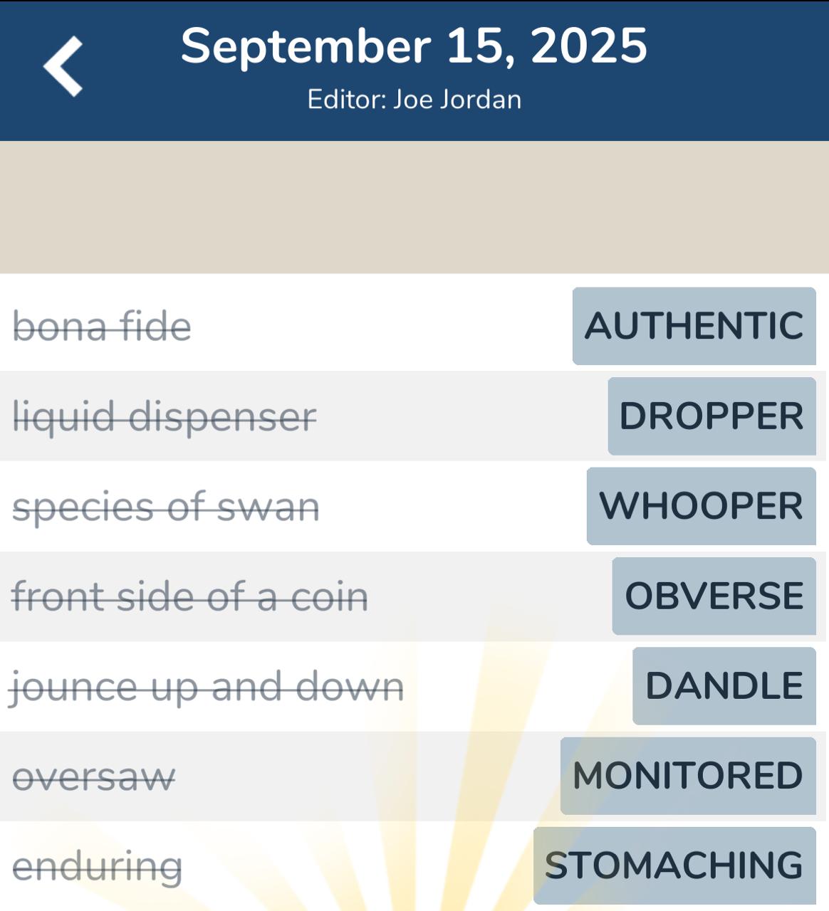 7 Little Words September 15 2025 2