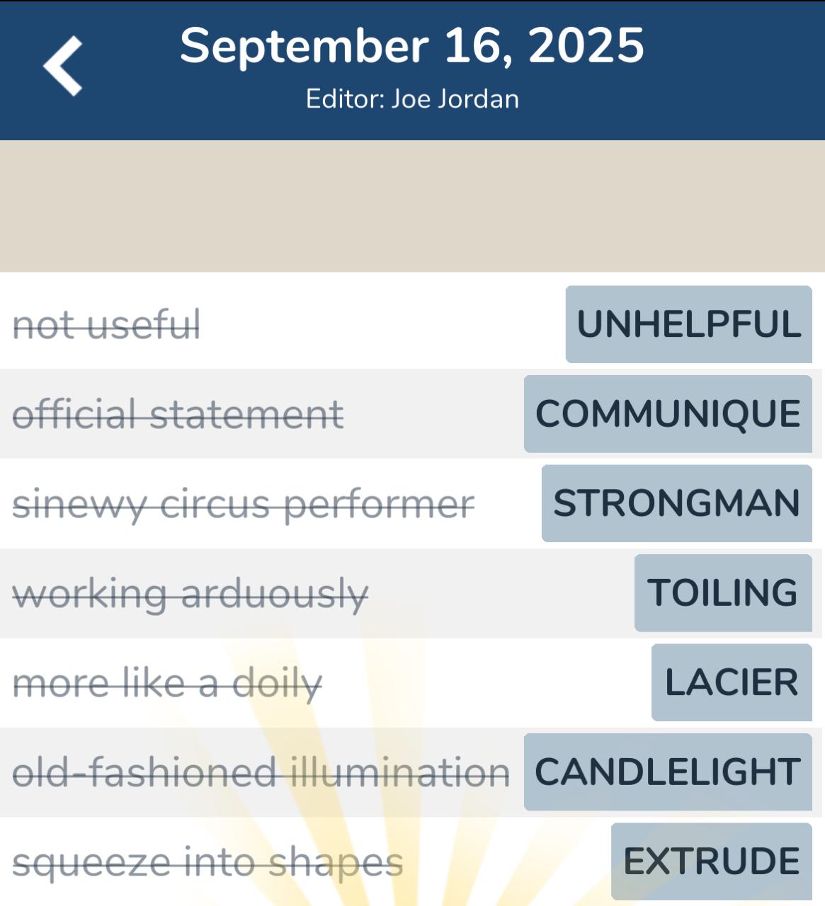 7 Little Words September 16 2025 3