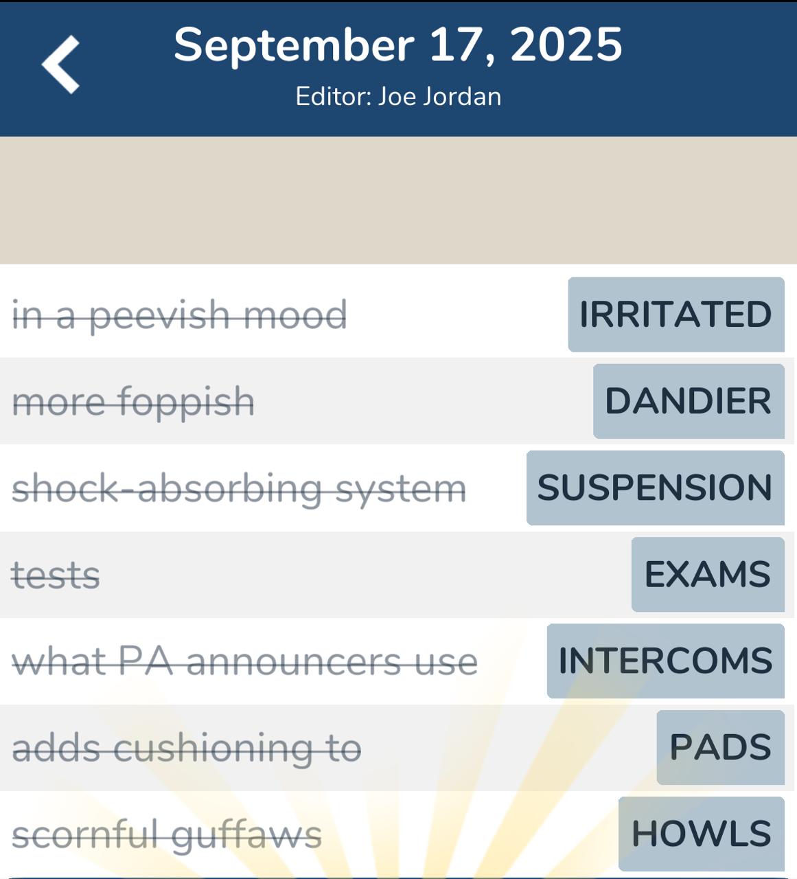 7 Little Words September 17 2025 1