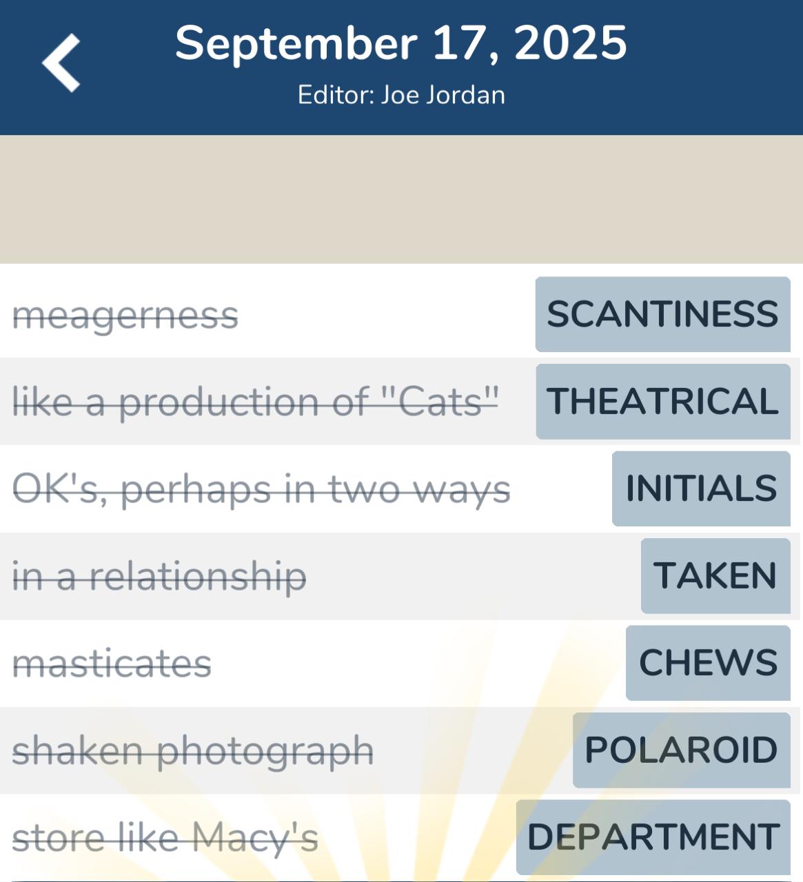 7 Little Words September 17 2025 2