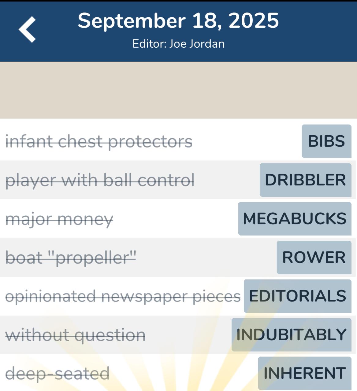 7 Little Words September 18 2025 2