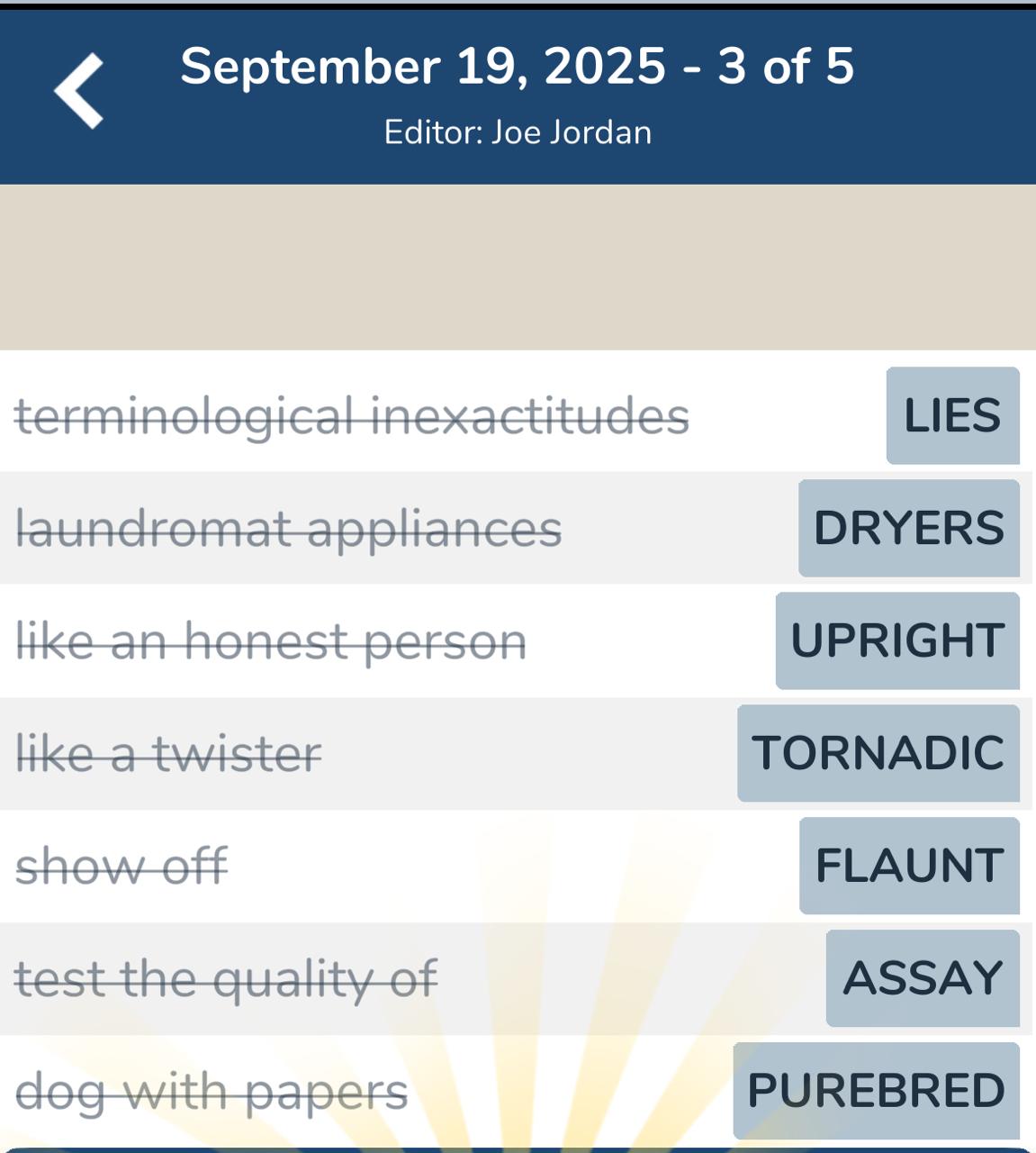 7 Little Words September 19 2025 2