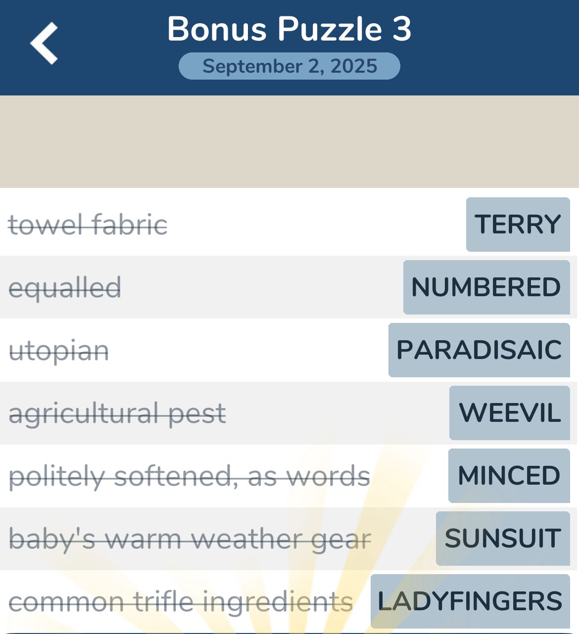 7 Little Words September 2 2025 3