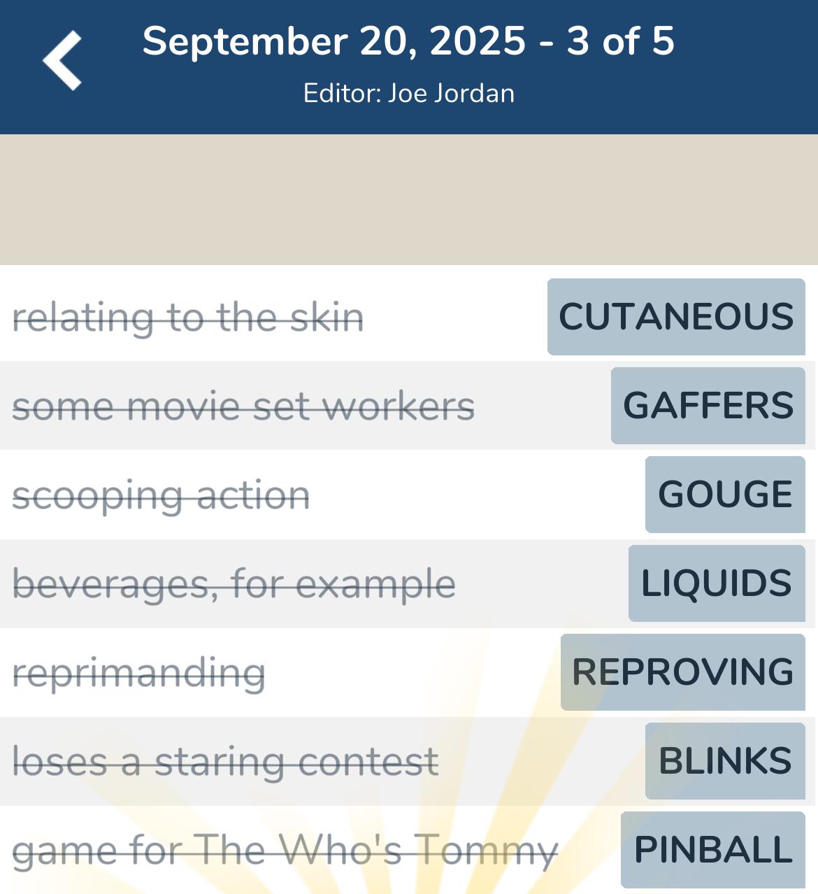 7 Little Words September 20 2025 2