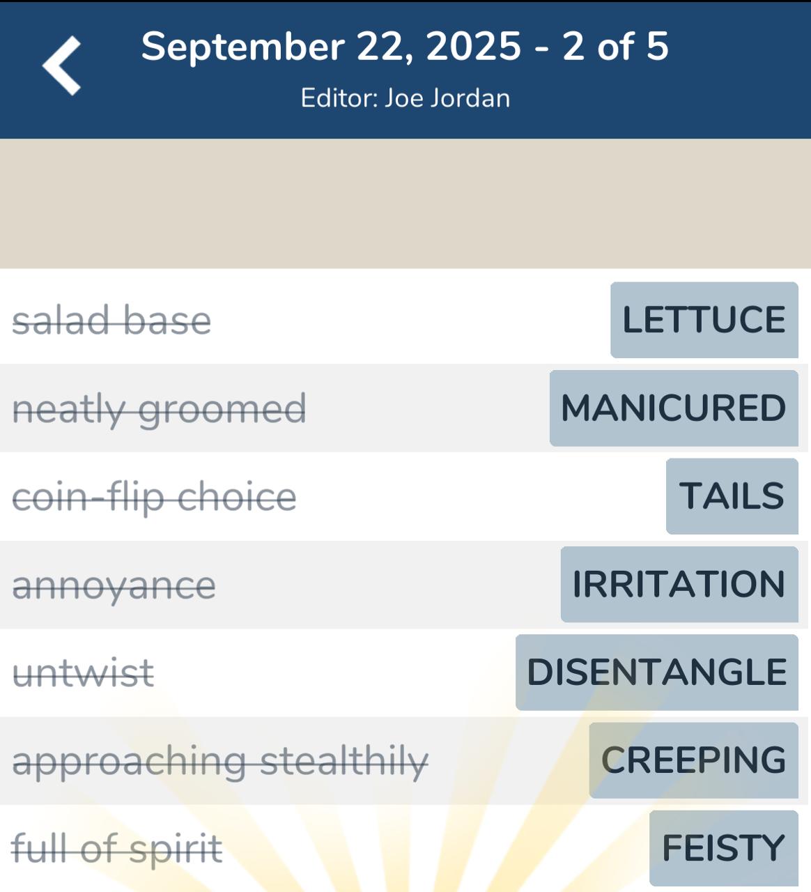 7 Little Words September 22 2025 2
