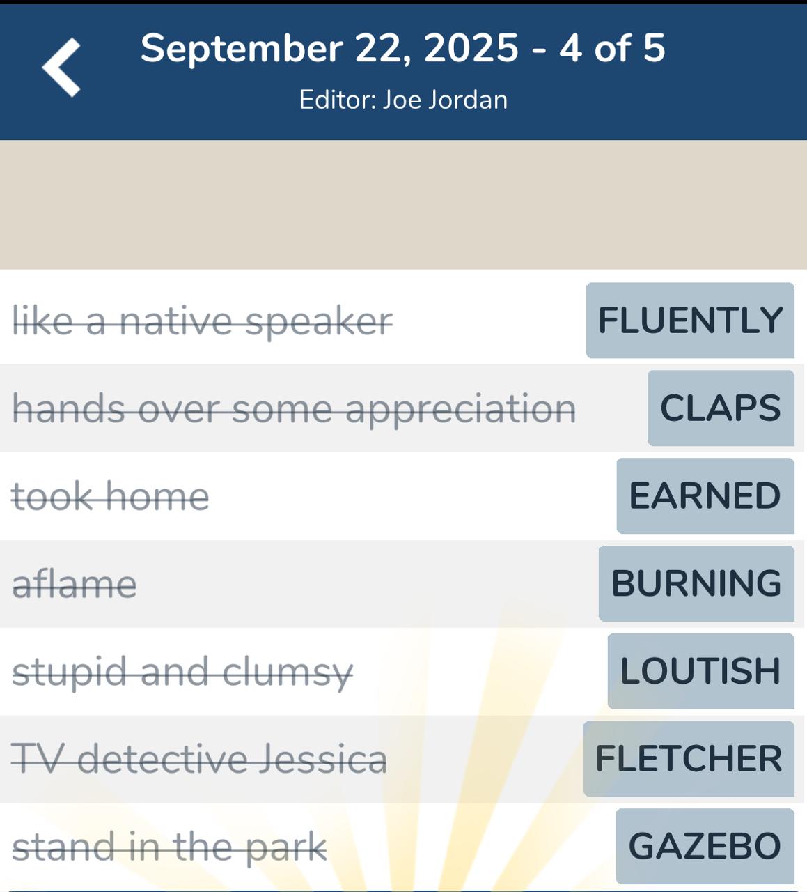 7 Little Words September 22 2025 4