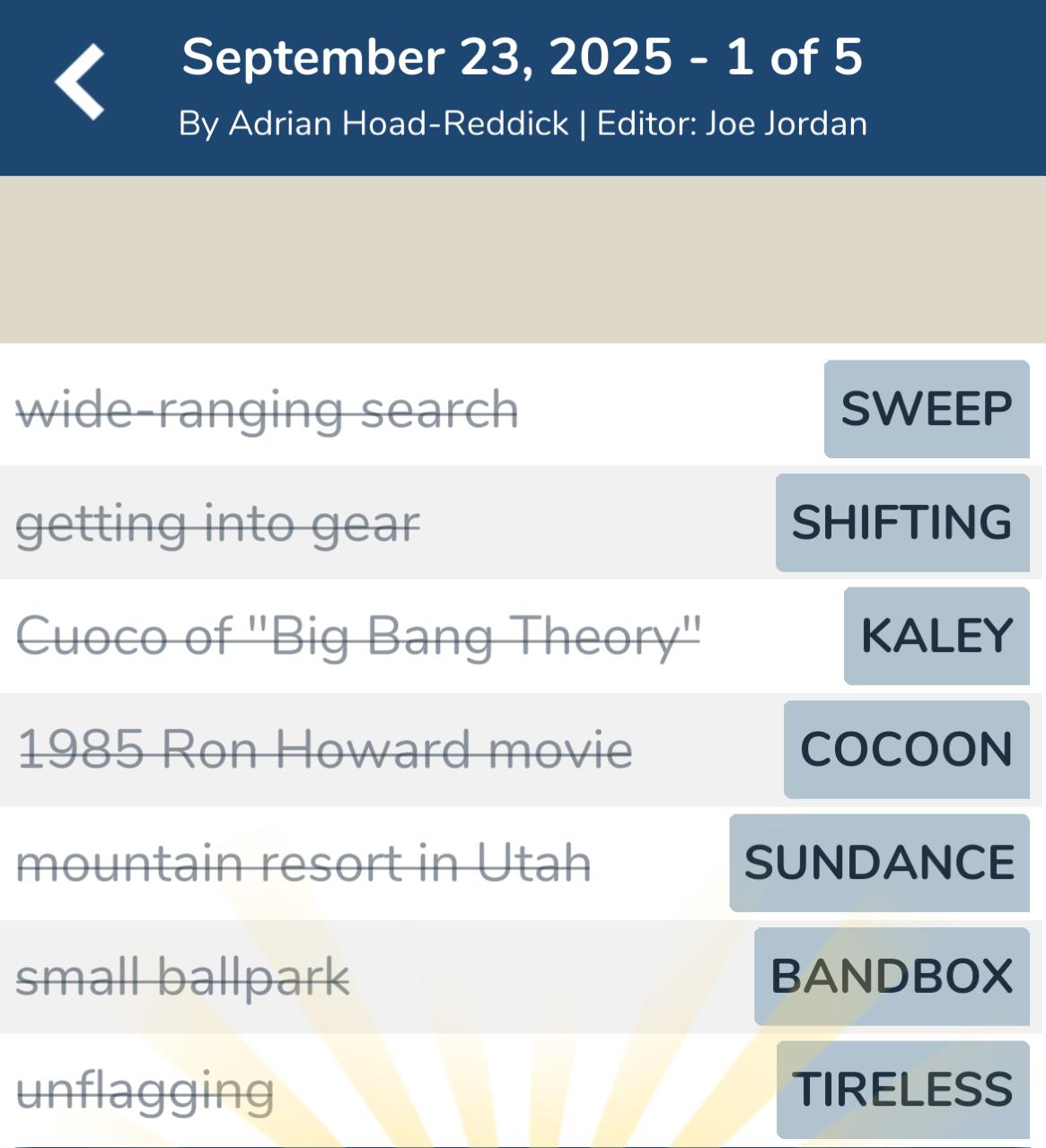 7 Little Words September 23 2025 1