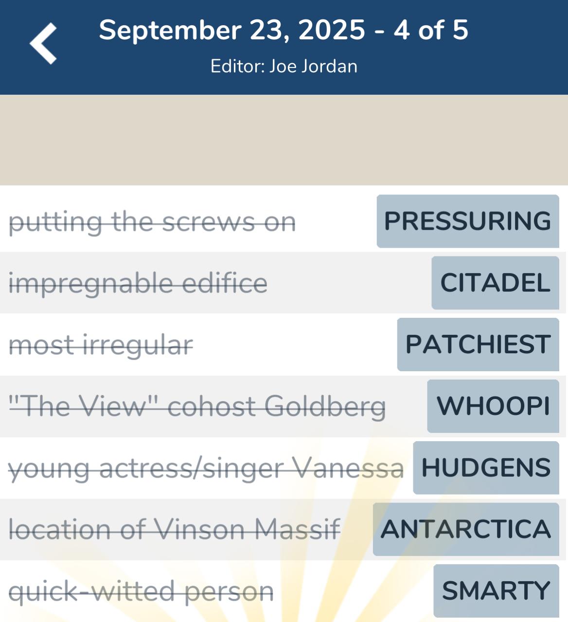 7 Little Words September 23 2025 4