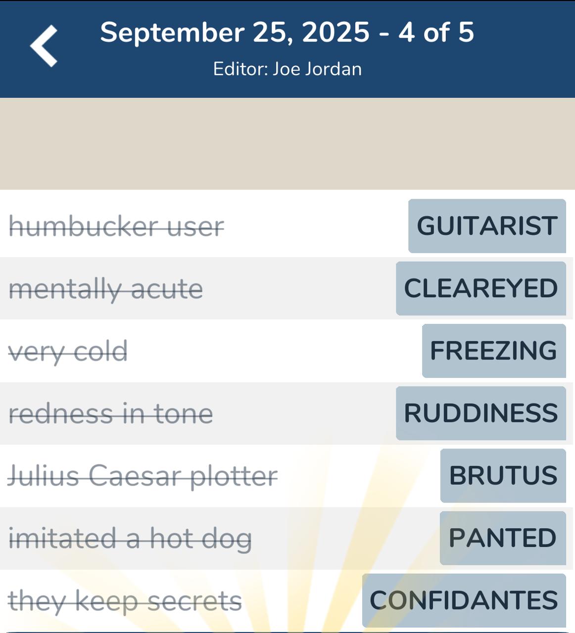 7 Little Words September 25 2025 4
