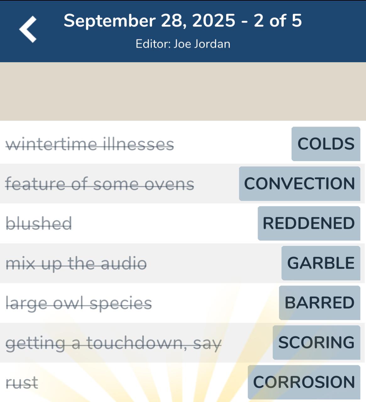 7 Little Words September 28 2025 2