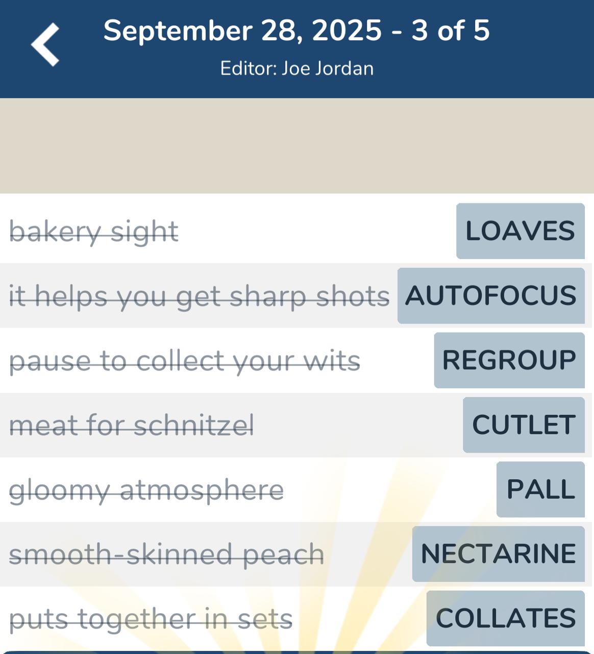 7 Little Words September 28 2025 3