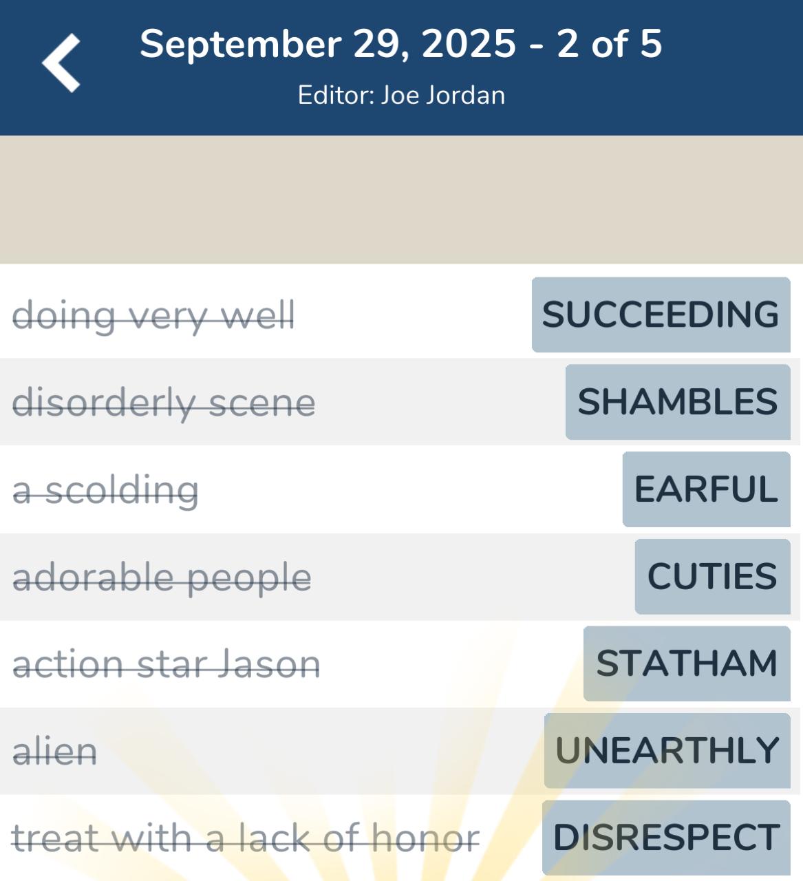 7 Little Words September 29 2025 2