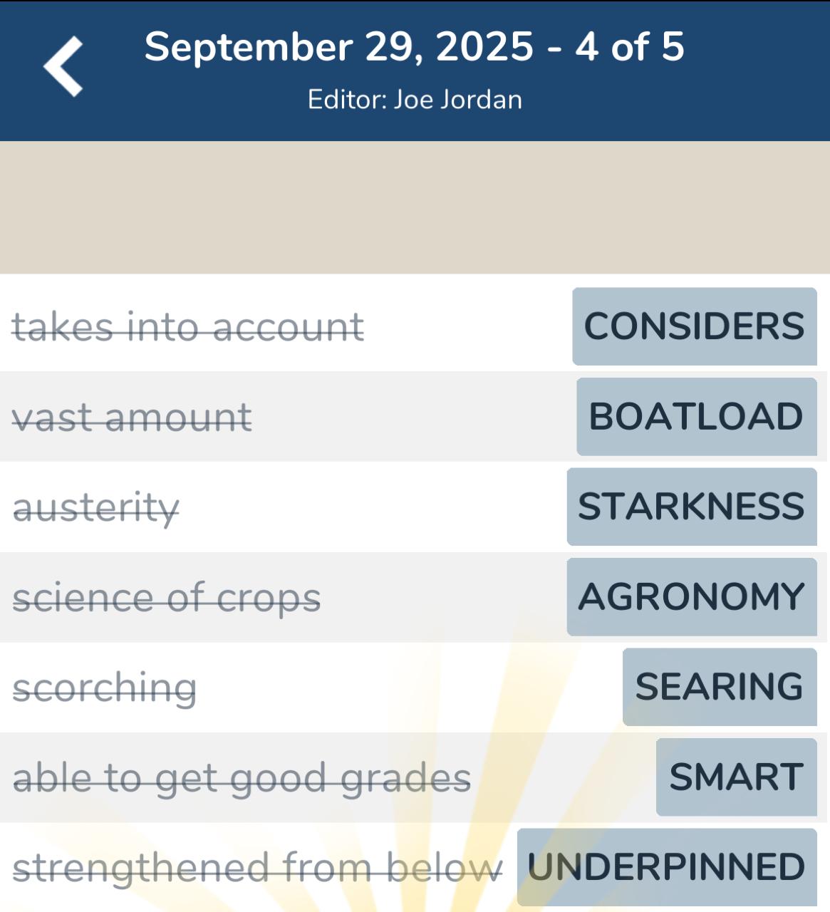 7 Little Words September 29 2025 4