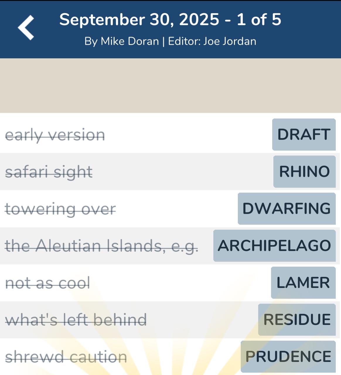 7 Little Words September 30 2025 1